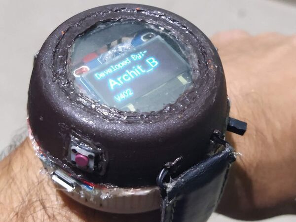 Bluetooth Smart Watch Arduino