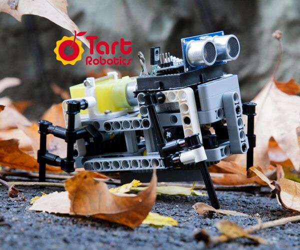 A DIY Quadruped Robot With Arduino, 3D Printed, and Lego-compatible Parts