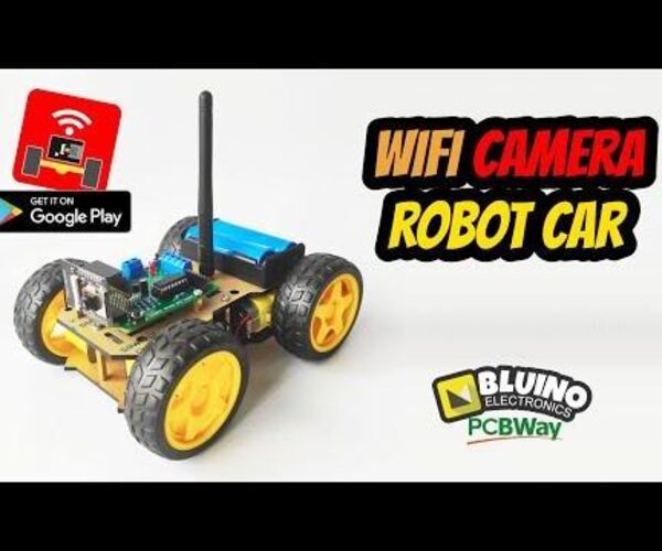 DIY ESP32 Camera Motor Shield - Wifi Camera Robot Car
