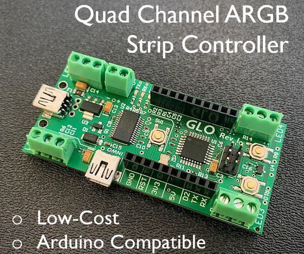 Glo: a Hackable, Arduino-Based RGB Strip/Neopixel Controller