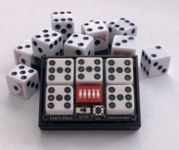 Pocket Dice! Electronic Dice for Liars Dice and More
