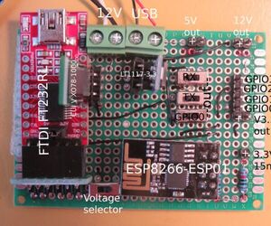 Development Board for ESP8266-ESP01