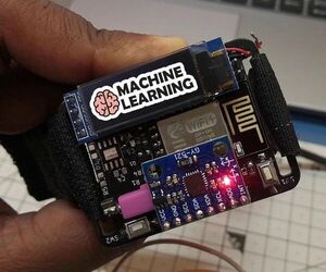 Machine Learning Based Gesture Detection Watch (ESP8266)