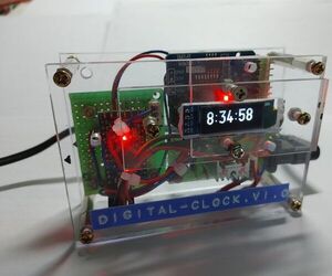 OLED Digital Clock With Arduino Pro-mini