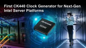 Renesas Expands Data Center Solutions Portfolio with Industry’s First CK440Q-Compliant Clock Generator for PCIe Gen5 and Beyond