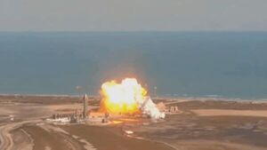 SpaceX Starship SN9 flies high, explodes on landing just like SN8