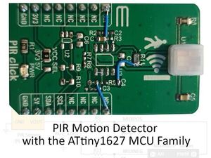 PIR Motion Sensing with the ATtiny1627 MCU Family