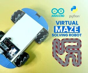Virtual Maze Solver Robot