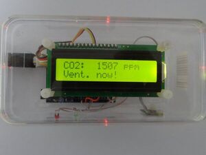CO2 sensor and real-time plotter