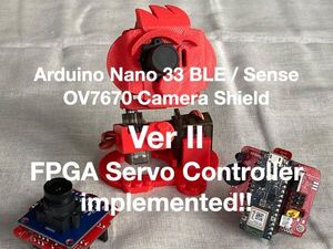 OV7670 Camera Shield VerII FPGA Servo Controller
