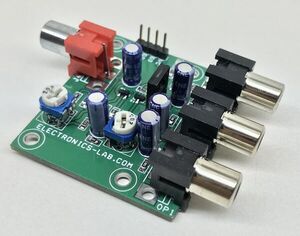 3 Channel Analog Video Splitter with Video Amplifier