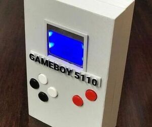 GameBoy 5110 - Arduino Handheld Game Console by 3D Printing
