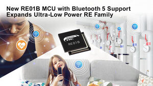 Renesas Adds Bluetooth 5.0 to Ultra-Low Power RE Family for Battery Maintenance-Free IoT Devices