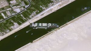 Suez Canal: Owner of cargo ship blocking waterway apologises