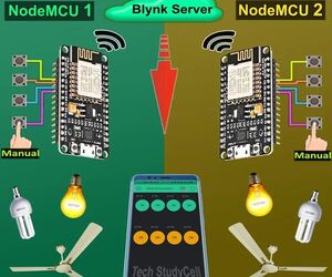 Smart Home With Multiple NodeMCU ESP8266 Network With Blynk