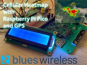 Cellular Signal Heatmap with Raspberry Pi Pico and GPS