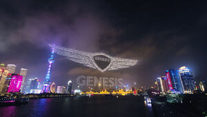 Genesis Celebrates Launch In China With Dazzling, World Record-breaking Drone Show Over Shanghai’s Iconic Skyline
