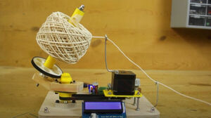 Building a DIY Arduino Yarn Ball Winding Machine