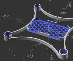 Micro Quadcopter in OpenSCAD