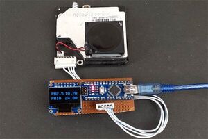 Air Quality Analyzer using Arduino and Nova PM Sensor SDS011 to Measure PM2.5 and PM10