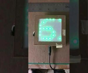 Handheld Arduino LED Matrix Thermometer