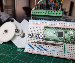 Simple Button Controlled Stepper Motor With Raspberry Pi Pico