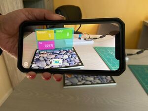 Augmented Reality (AR) with Internet of Things (IoT)