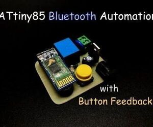 ATtiny85 Bluetooth Automation With Button Feedback
