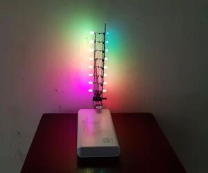 Rainbow Led Circuit Sculpture