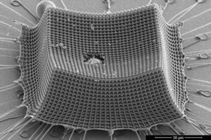 Ultralight material withstands supersonic microparticle impacts