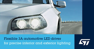 STMicroelectronics Reveals Highly Integrated and Flexible Automotive LED Driver