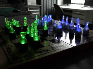 ITMO Researchers Create Perovskite Chess Set That Glows in the Dark