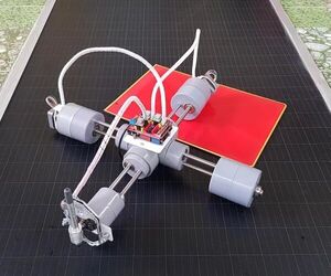 P-CNC Plotter Disguised As a Quadruped Robot