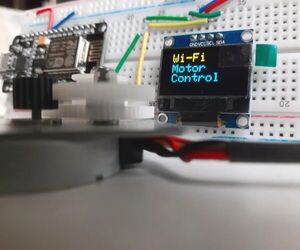 Wi-Fi Controlled Stepper Motor With an ESP Microcontroller