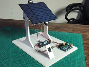 Arduino based Sun Tracking Solar Panel