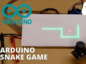 Arduino Snake Game with 32x16 LED Panel