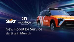 Mobileye and SIXT Plan New Robotaxi Service
