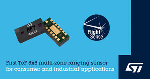 Time-of-Flight 8×8 Multi-Zone Ranging Sensor from STMicroelectronics Enables Innovative Applications