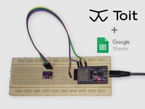 ESP32 and Toit: Log sensor data to Google Sheet and emailing