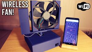 Wireless Fan Fully Controlled Using Your Phone!