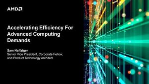 AMD Announces Ambitious Goal to Increase Energy Efficiency of Processors Running AI Training and High Performance Computing Applications 30x by 2025