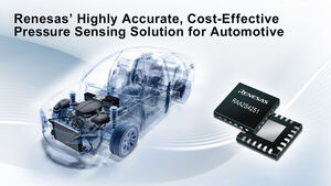Renesas Introduces Highly Accurate, Cost-Effective Pressure Sensing Solution for Automotive Applications