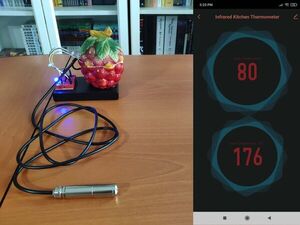 IoT Wireless Infrared Kitchen (Cooking) Thermometer
