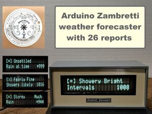 DIY Zambretti Weather Forecaster on VFD Display