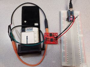 Storing data on a cassette using Arduino and Python (Differential Manchester encoding)