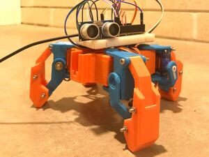 Bubba - The quadrupedal spider robot