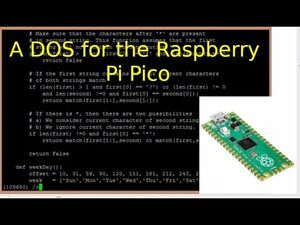 PyDOS - DOS like OS for Raspberry Pi Pico RP2040