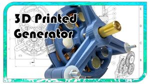 3D printed generator and how it works
