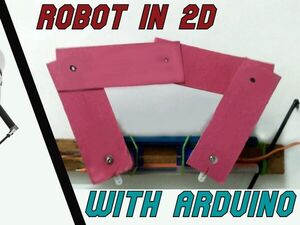2 Dimensional Delta Robot with Servo Motor & Arduino