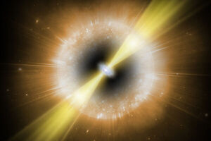 Super-bright stellar explosion is likely a dying star giving birth to a black hole or neutron star